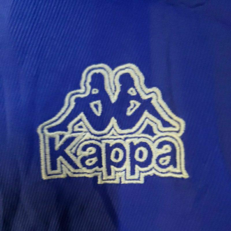 เสื้อแจ็คเก็ตผ้าร่มหนา สีน้ำเงินเข้ม Kappa อิตาลี Size 52 ยาว 26 นิ้ว B016711