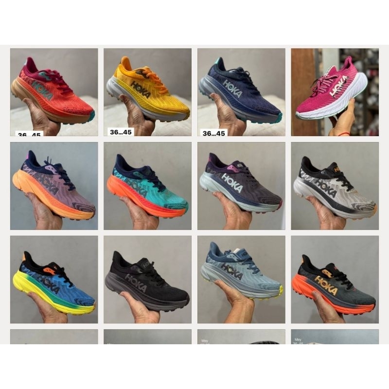 รองเท้าแตะรัดส้น Hokaใส่ผู้ชาย40--45 สินค้าพร้อมกล่อง  มีสินค้าพร้อมส่ง