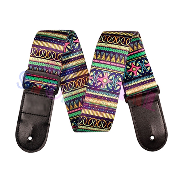 สายสะพายลายแฟนซี /กีตาร์ไฟฟ้า/กีตาร์โปร่ง/เบส - รูปที่ 5