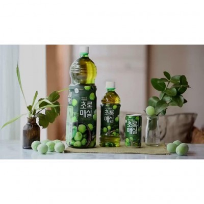 Woongjin Green Plum Can / Woongjin Green Plum Drink น้ำบ๊วยเกาหลี 180ml