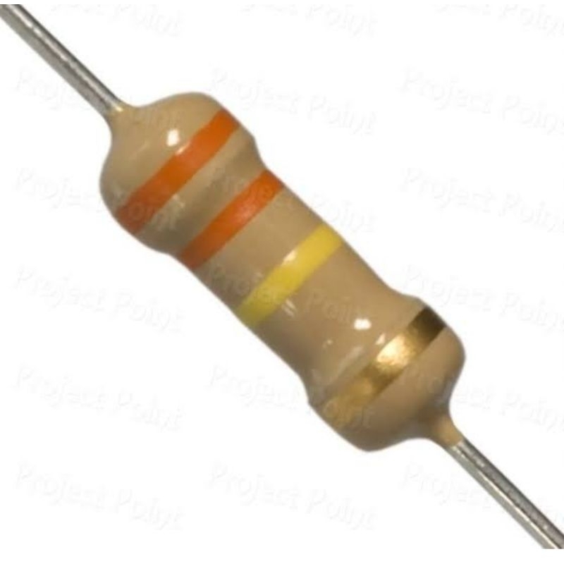 900991  Resistors 330K โอห์ม 20 ตัว ขนาด 1/2 w 5% รีซิสเตอร์