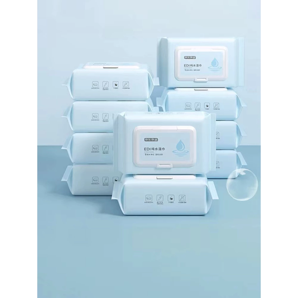 Baby Wipes ทิชชู่เปียก สูตรน้ำบริสุทธิ์ 80 แผ่น ซื้อ 1 แถม 1 thumbnail 5