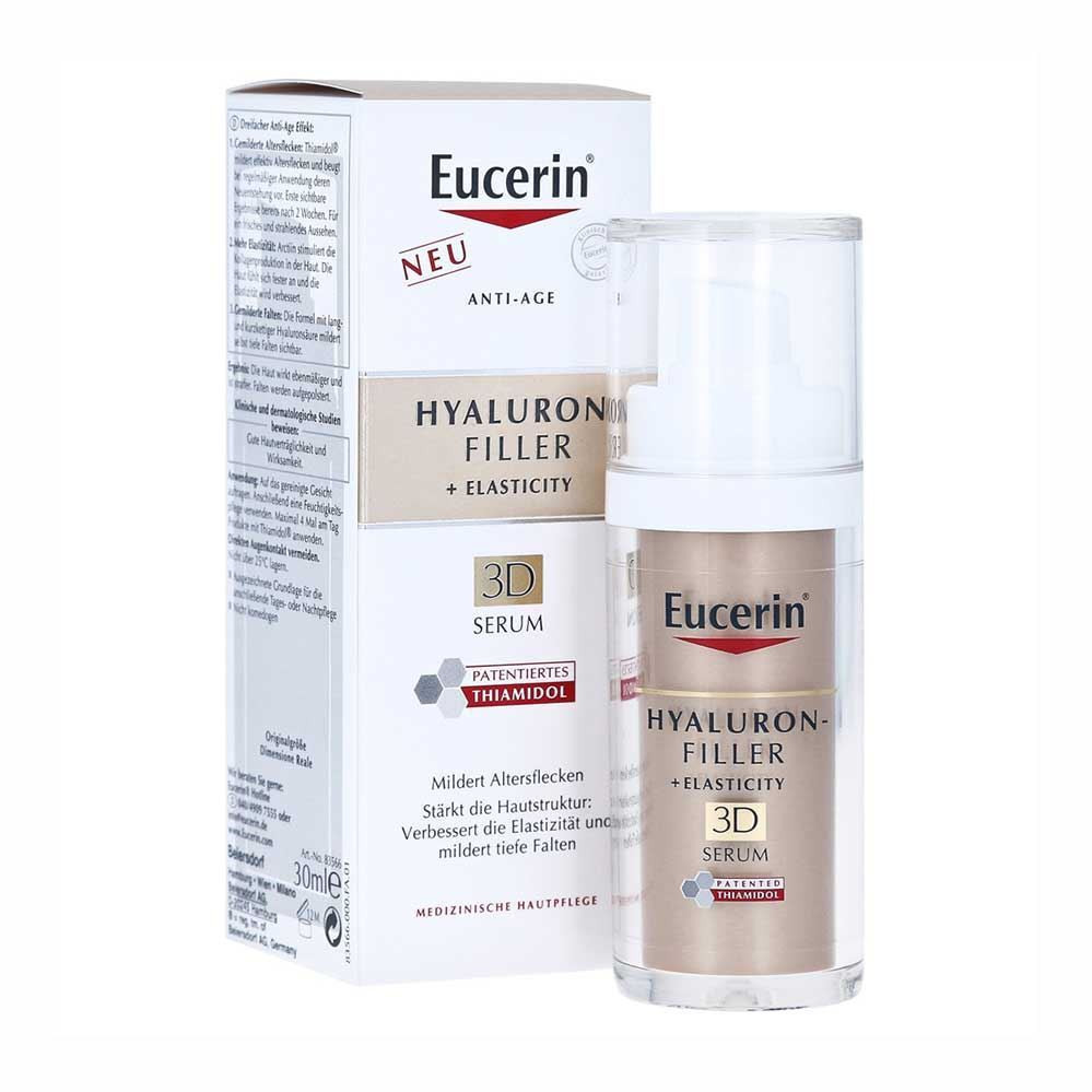 ยูเซอริน Eucerin Hyaluron Filler+Elasticity 3D Serum 30 ml. แท้100% เซรั่ม ลดเลือนจุดด่างดำตามวัย