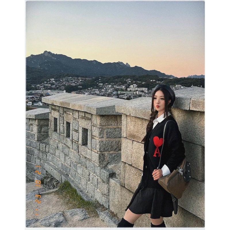 เสื้อami อามี❤️  คาร์ดิแกน แขนยาว ผ้าไหมพรมหนา นิ่มมากๆ รูปจริง3ภาพสุดท้าย พร้อมส่งค่ะ – โปรปัง