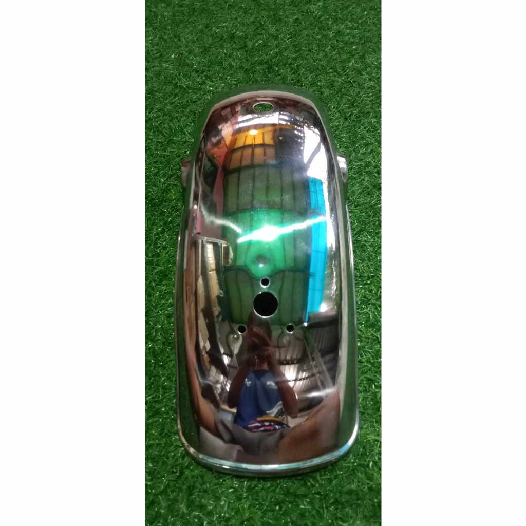 บังโคลนหลังเหล็กชุบโครเมี่ยม CT150 แปลงใส่ได้หลายรุ่น มีตำหนิเล็กน้อย