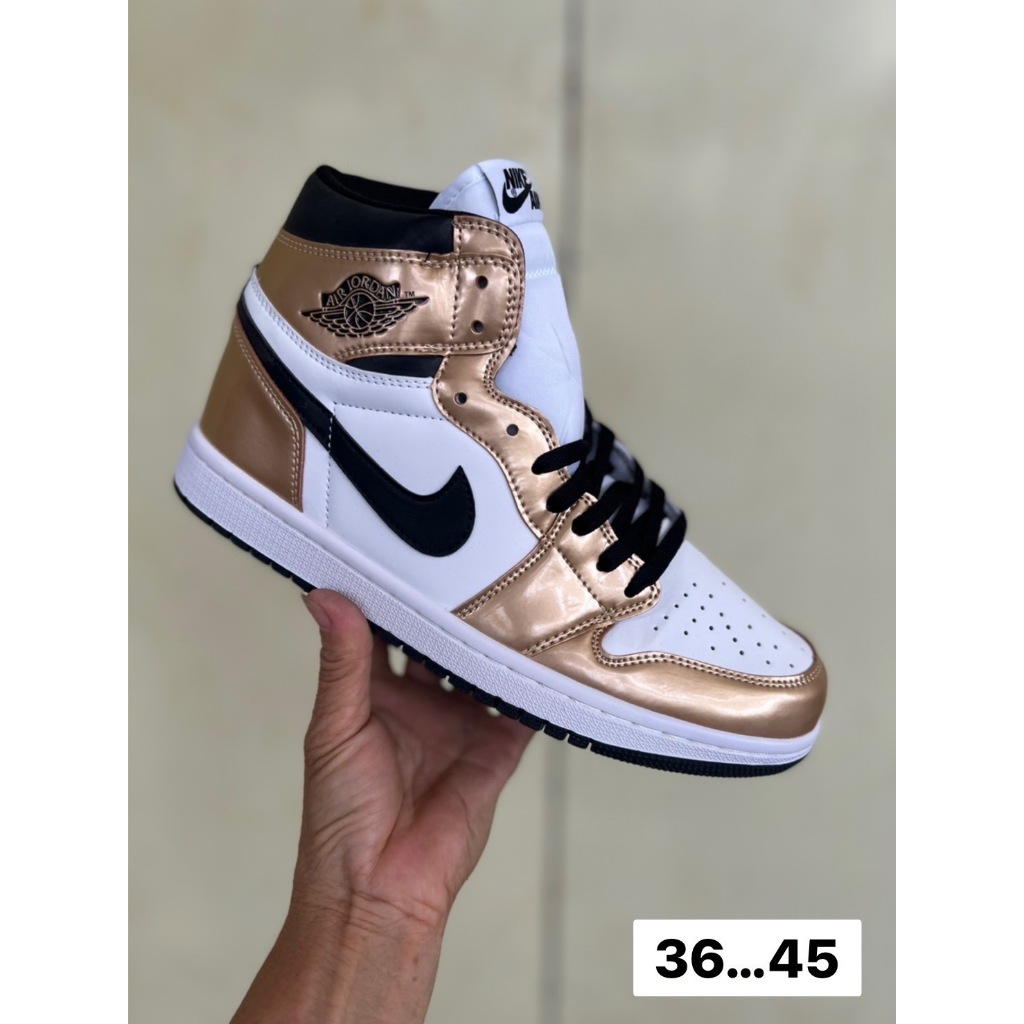 HOT⭐รองเท้าผ้าใบ J1 High Sz.36-45 Eu มี สี พร้อมกล่องครบเซท 32A001