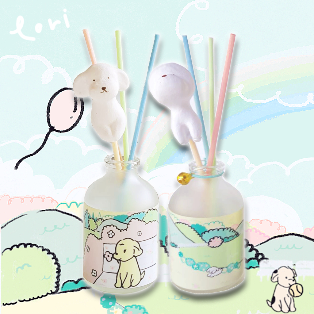 TORIAROMA | ก้านไม้หอม SS รุ่น BOBO's Playground 50ml. ลายน้อนหมาสุดน่ารัก 🐕 🐩🎈