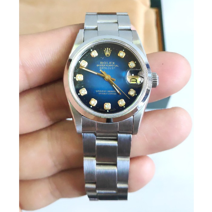 นาฬิกา ROLEX Datejust 31mm Oyster Perpetual Deep Blue Dial