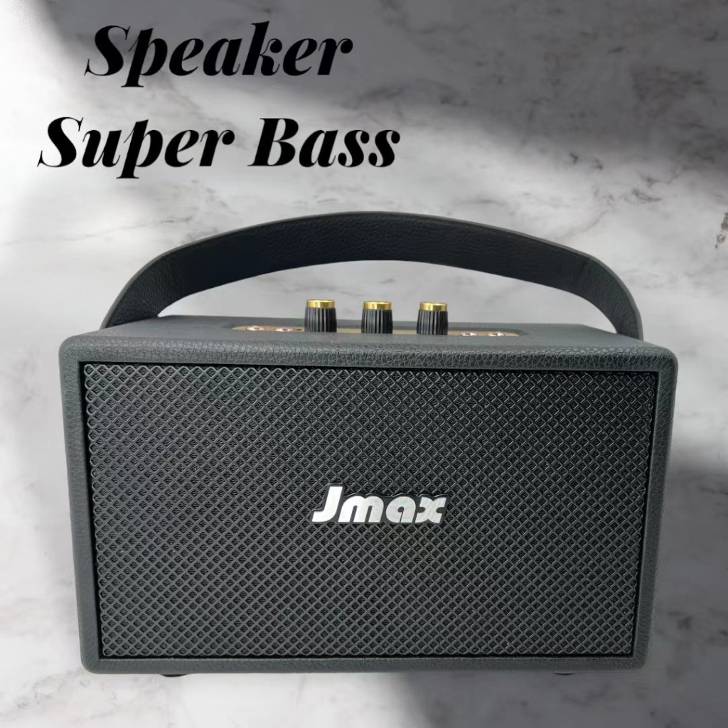 JMAX-JM13 ลำโพงบลูทูธ  พร้อมสายหิ้ว ปรับเบสได้ เสียงแน่น 20W ของแท้100% รูปที่ 6