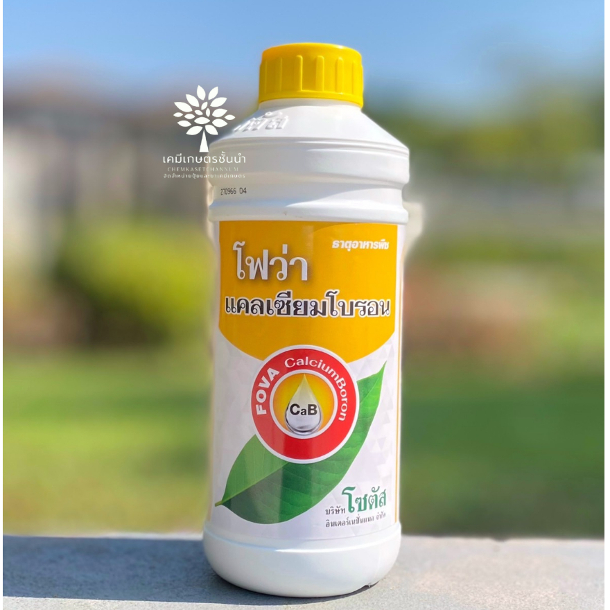 โฟว่า แคลเซียมโบรอน  1 ลิตร เพิ่มความแข็งแรงของเซลล์ ช่วยในการผสมเกสร ✅ สินค้าผลิตใหม่ ของแท้แน่นอน 💯