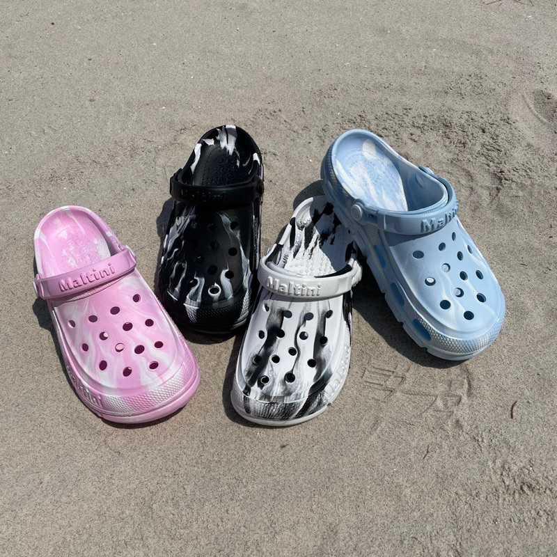 รองเท้าแตะหัวปิด รูระบายอากาศ Maltini F501 ลายหินอ่อน/สีล้วน