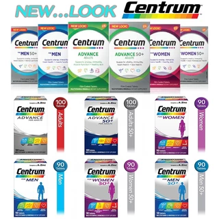 เซนทรัม Centrum Advance Multivitamin for Men/Women วิตามินรวม ผู้ใหญ่/ผู้หญิง/ผู้ชาย