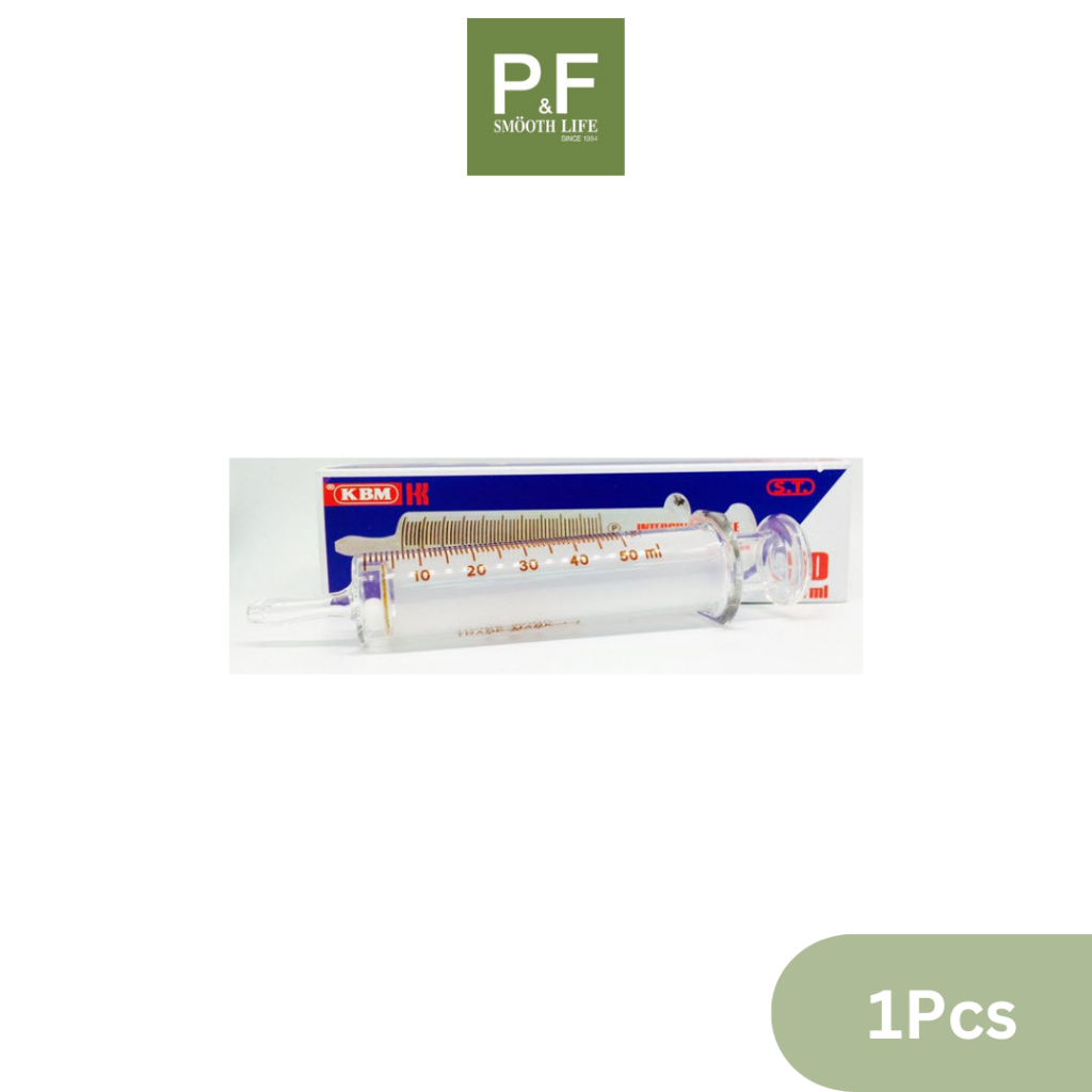 ไซริ้งแก้วให้อาหาร 50ml SYRINGE แก้ว 50 CC หัวกลาง