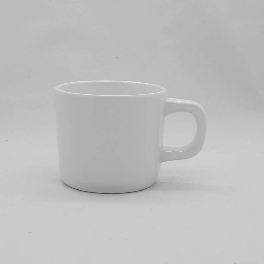 แก้วกาแฟเมลามีน3นิ้ว สีขาว34B ความจุ8oz ตราฟลาวเวอร์เเวร์(1ใบ)