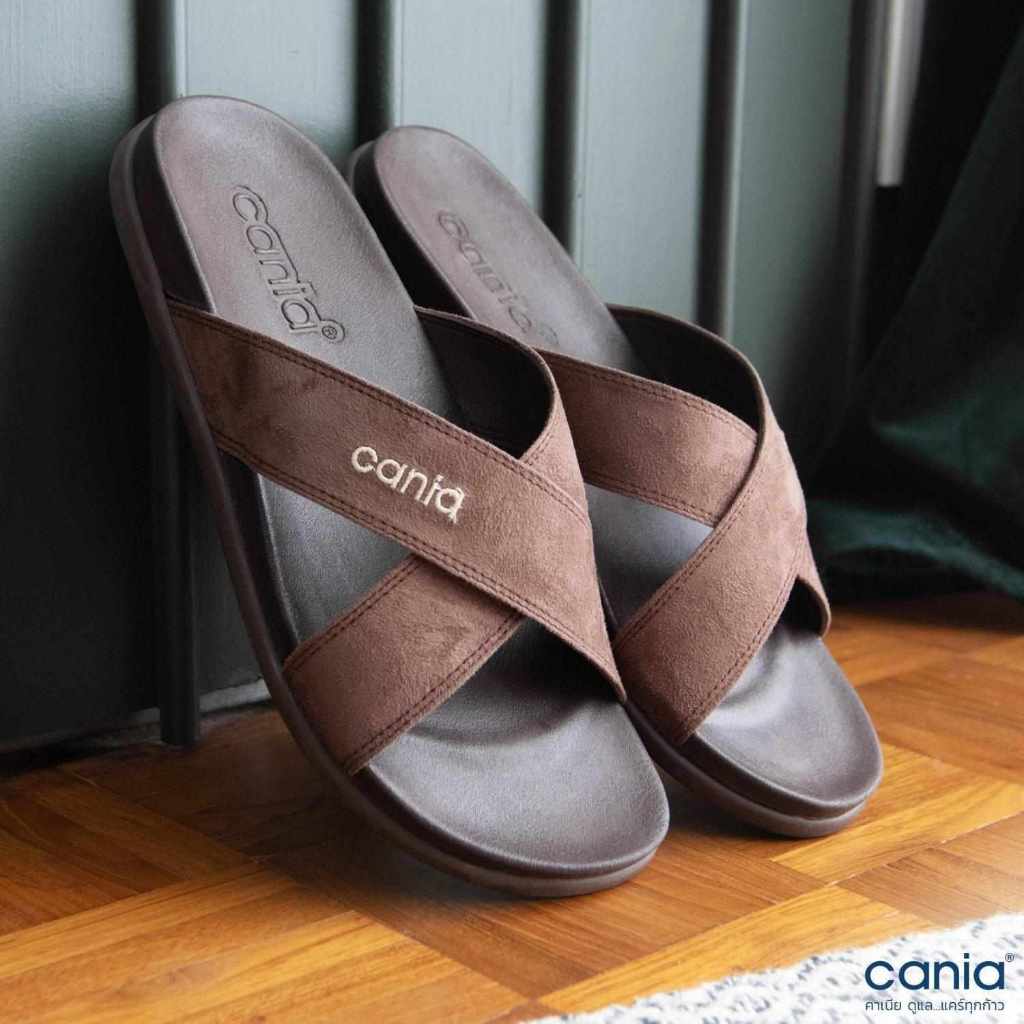 CANIA [CM12112 CM12111 รองเท้าแตะลำลองชาย Size 40-45 ] คาเนีย Premium Soft Sandals รองเท้าสุขภาพ CM1