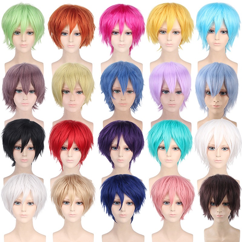 วิกผมคอสเพลย์Cosplay เนตยืด ผู้ชายซอยสั้น พร้อมส่งจากกรุงเทพ (PL002) – โปรปัง