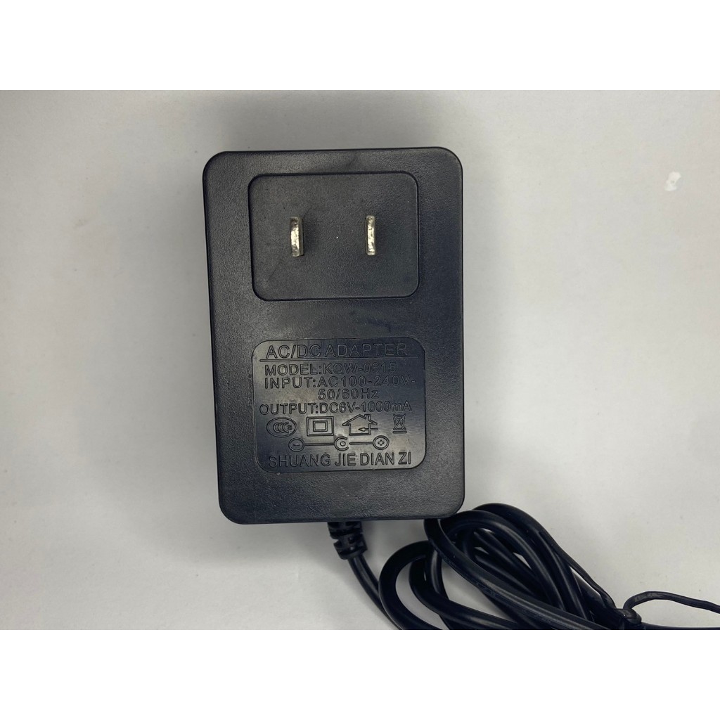 สายชาร์จAC100-240V- 50/60Hz OUTPUT:DC6V-1000MA O48