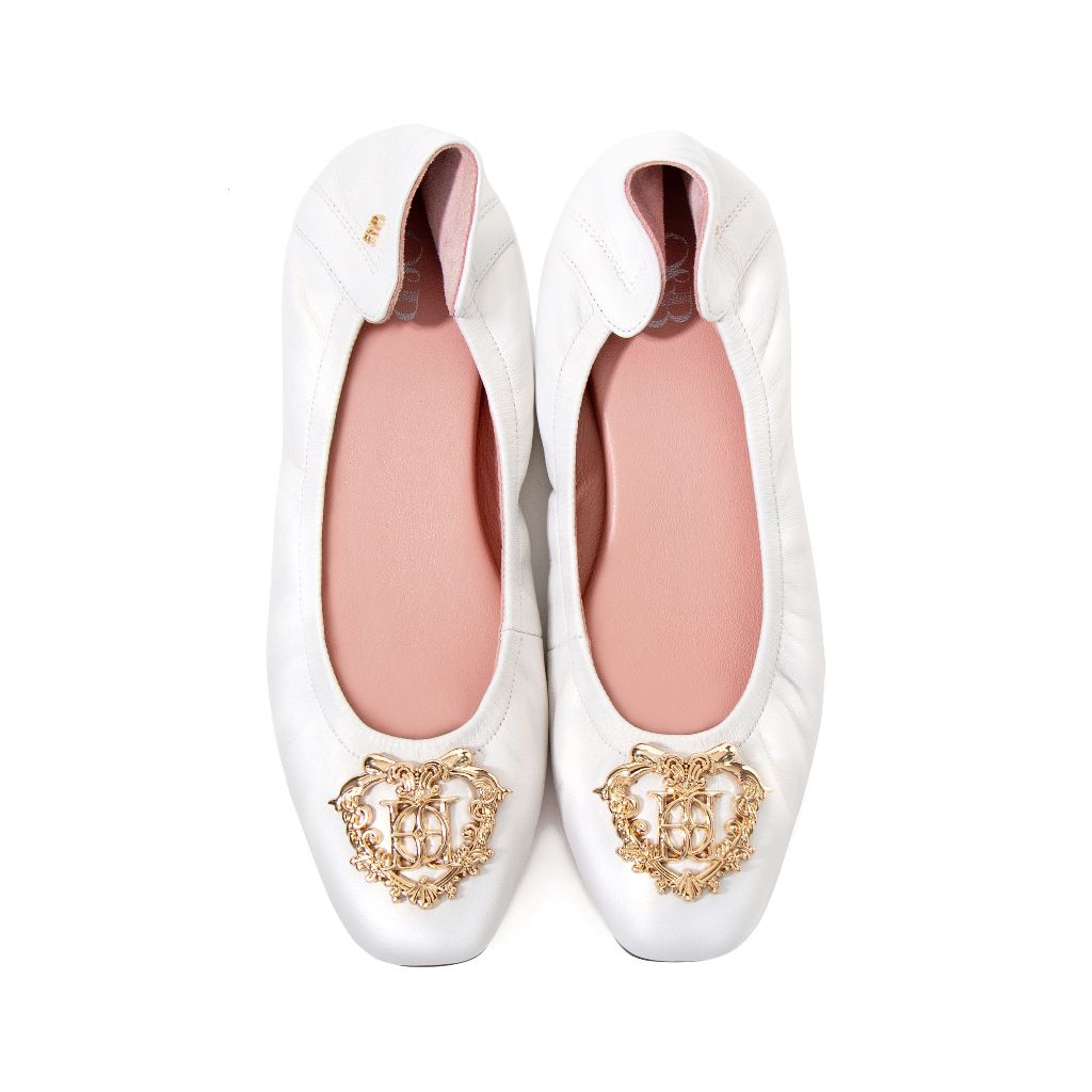 O&B รองเท้าหนังแกะ รุ่น AUDREY PRINCESS IN FAIRY WHITE-11217SS32606F_S4WTSM