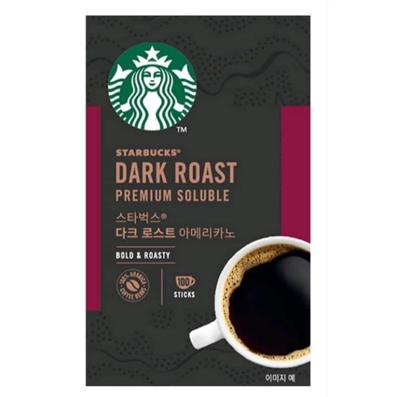 Starbucks Premium Soluble กาแฟดำพรีเมี่ยมพร้อมชง จากสตาร์บัคส์เกาหลี แบ่งขาย