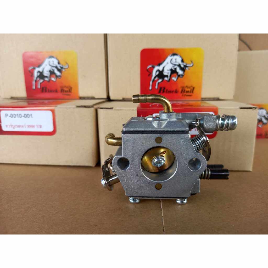 คาร์บูเครื่องตัดไม้รุ่น5800 และ รุ่น6000 กระทิงดำแท้