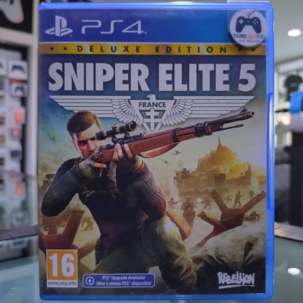 (ภาษาอังกฤษ) มือ2 PS4 Sniper Elite 5 แผ่นPS4 เกมPS4 มือสอง (เล่นกับ PS5 ได้ PS5 Free Upgrade)