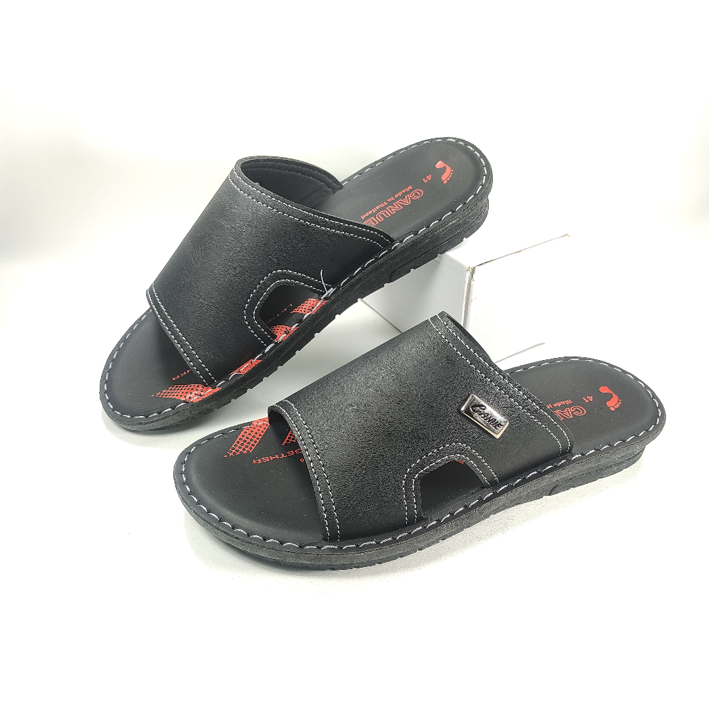 Canueรองเท้าแตะสวมชาย-รหัส A003(ดำ,ตาล,แทน)