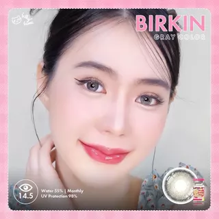 🔥 คอนแทคเลนส์ ✨ขนาดกลาง ✨Brown / Gray✨ Birkin ✨kittykawaii