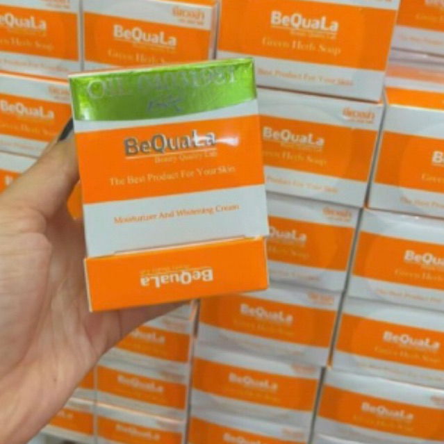 ครีมบีควอล่า BeQuaLa ขนาด15กรัม (ครีม+สบู่) ของแท้ ล๊อตใหม่