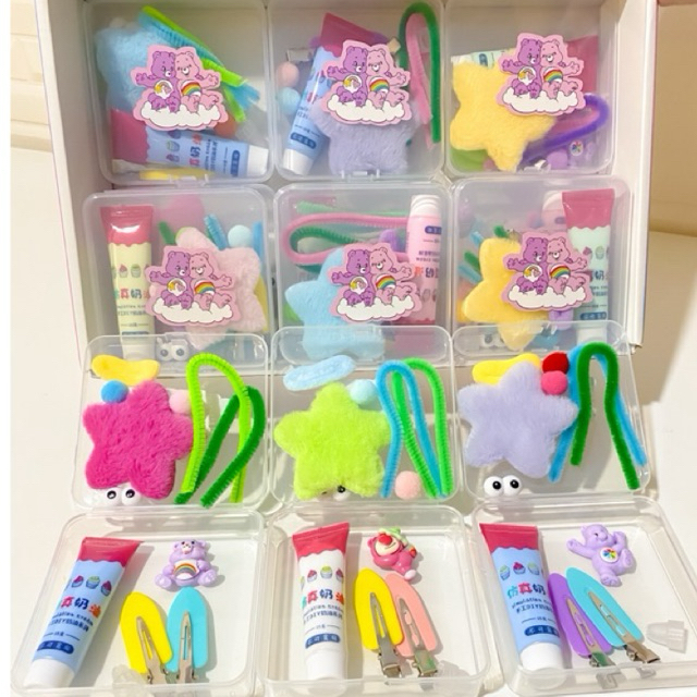 ใหม่ DIY เซ็ทกิ๊บติดผมแคร์แบร์ (แบบสุ่ม น่ารักทุกชิ้น)