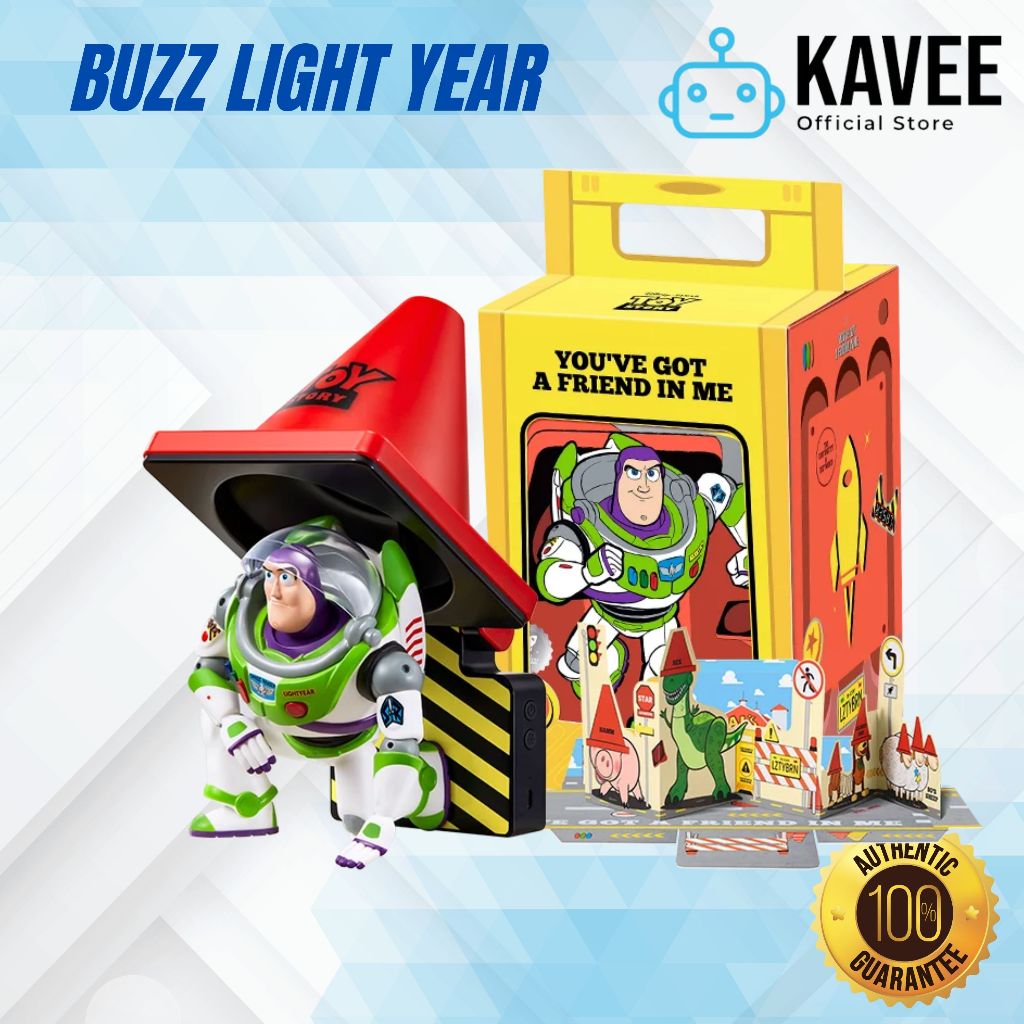 [สินค้าของแท้-พร้อมส่ง] Buzz Lightyear Toy มีไฟ LED Martube x Disney Story Mystery Box บัสไลท์เยียร์