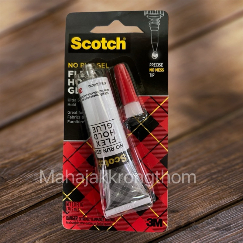 สก๊อตช์® กาวสารพัดประโยชน์ Scotch® Maximum Strength Adhesive แบบหลอดบีบ 29.5 ml ติดเซรามิค กระเบื้อง เครื่องหนัง อิฐ กระ