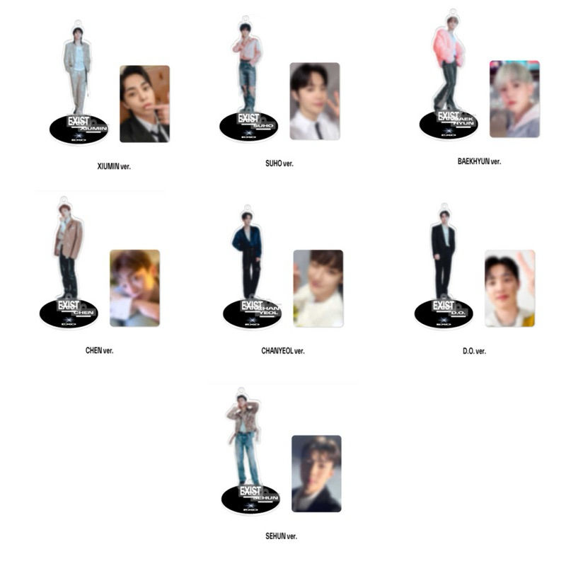 (พร้อมส่ง ) Acrylic stand set - Cream soda EXO (EXIST)
