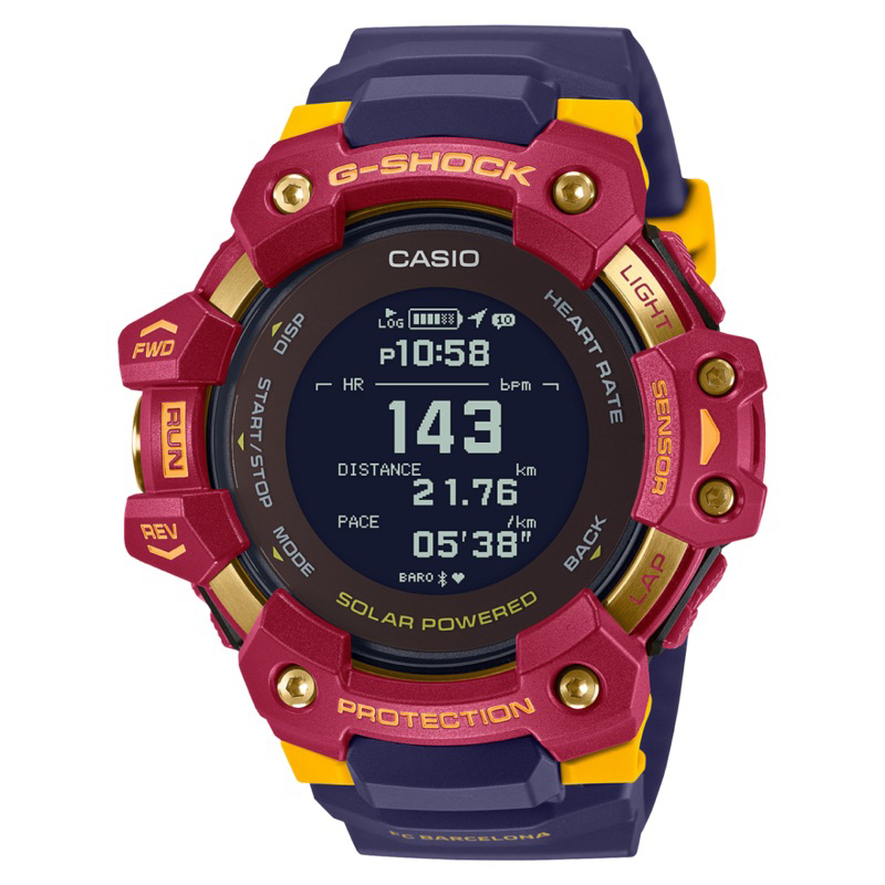 “FC Barcelona Matchday” CASIO G-SHOCK GBD-H1000BAR-4, GBD-H1000BAR-4A, GBD-H1000BAR-4ADR, GBD-H1000B