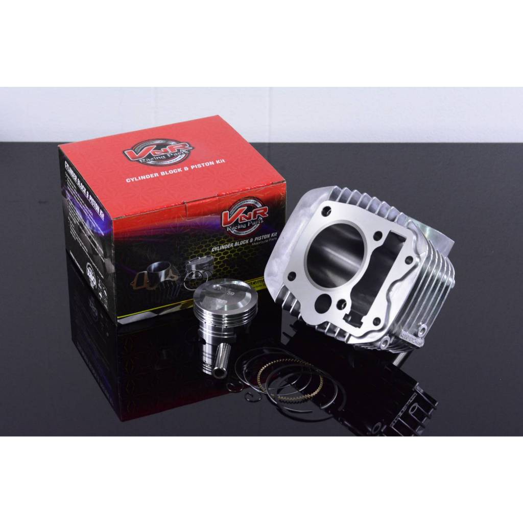 VNR RacingParts ชุดเสื้อลูก 59mm สำหรับWave125i ไฟเลี้ยวบังลมหัวฉีด ครบชุดพร้อมใส่ของแท้100%