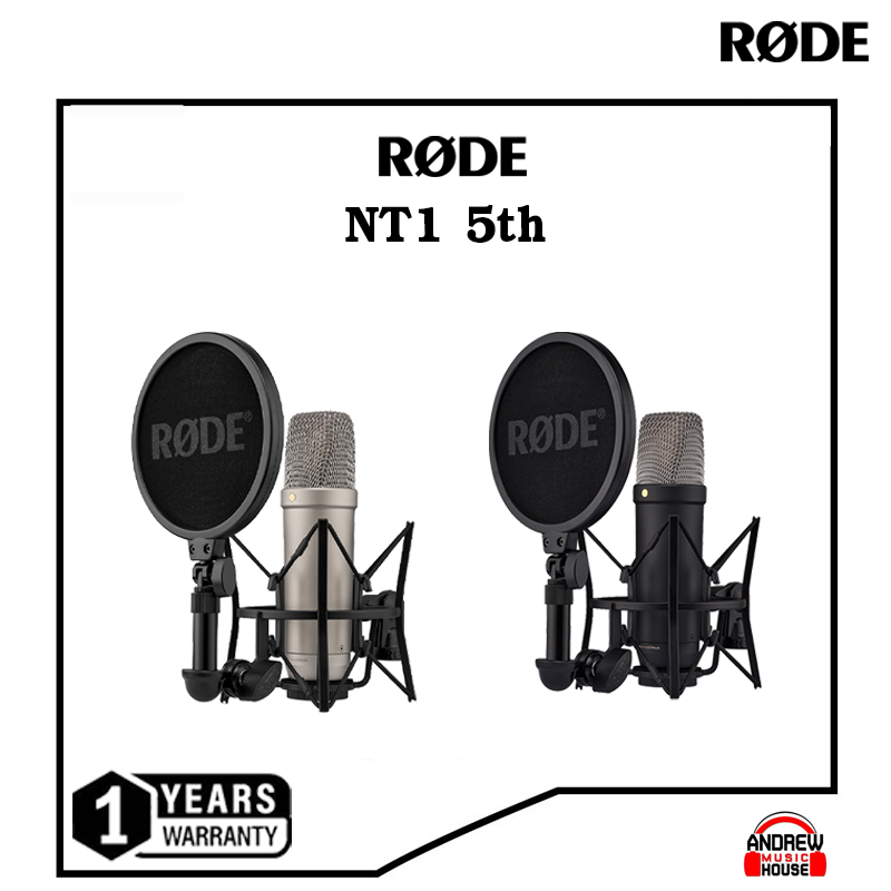 Rode NT1 5th ไมค์อัดเสียง/ไมค์คุณภาพดี ***รับประกันศูนย์ไทย 1 ปี***