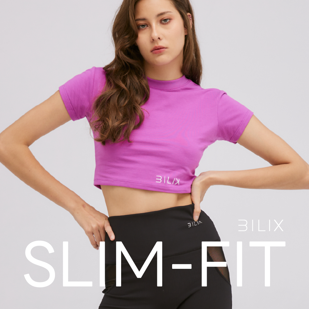 BILIX TANIA SLIM FIT Crop เสื้อครอปออกกำลังกาย ทรงสลิม กระชับสัดส่วน ผ้านุ่ม ใส่สบาย