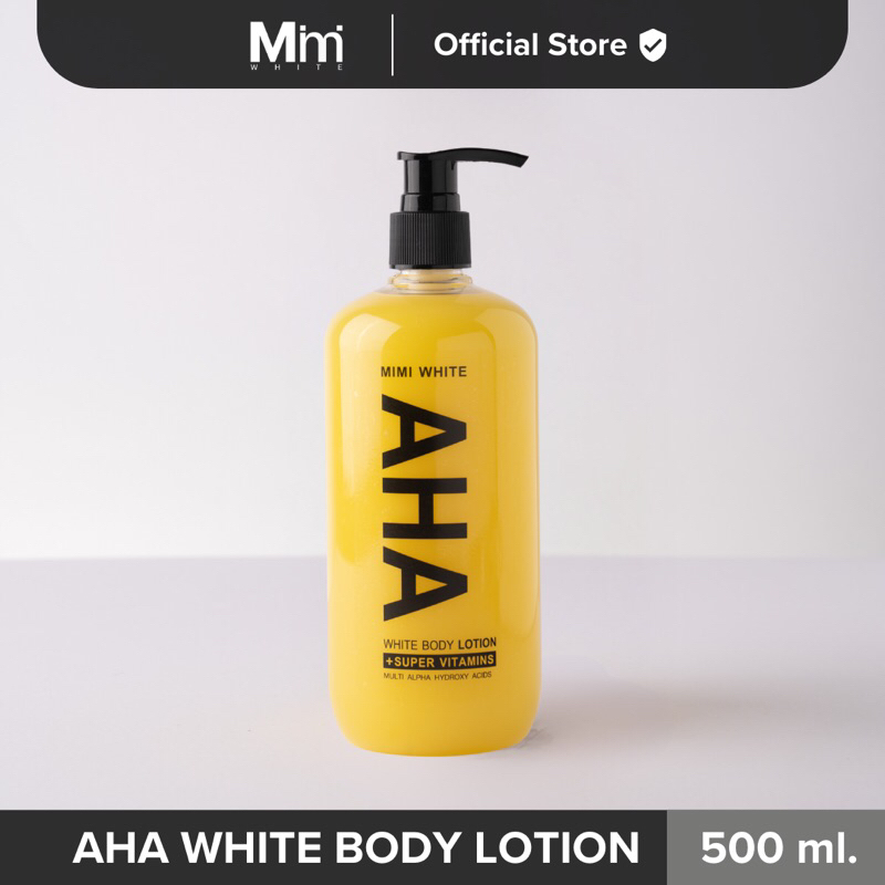 MIMI WHITE AHA LOTION | โลชั่นบำรุงผิวกาย 500 ml.