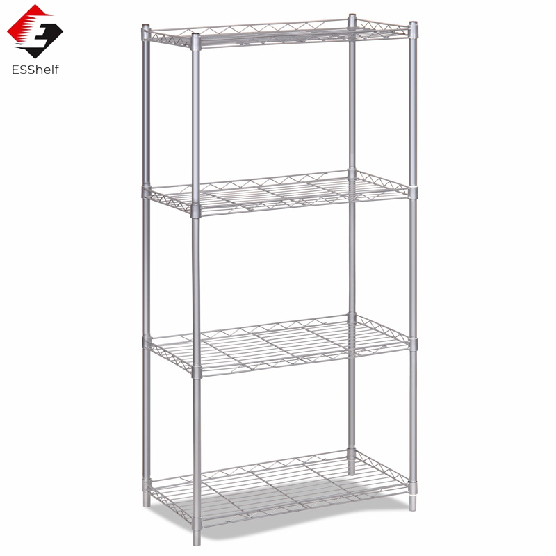 ESShelf ชั้นวางของอเนกประสงค์ สีเทา สีดำ ชั้นวางของ 3 4 5 ชั้น รับน้ำหนักได้มาก แข็งแรงทนทาน ประกอบง่าย ไม่เป็นสนิม