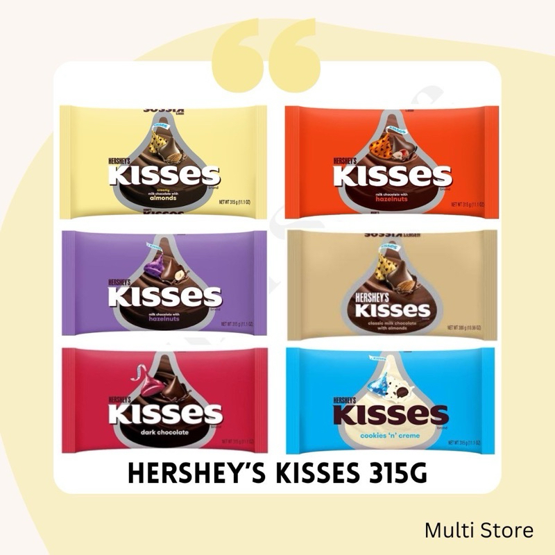 Hershey's Kisses Chocolate (315g) - ช็อคโกแลตเฮอร์ชีย์คิส (315กรัม)