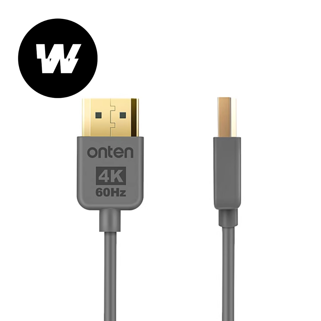 (พร้อมส่ง) สายอ่อน HDMI 1.5m OD 3.1mm 4K60 Ultrathin and Soft HDMI Cable