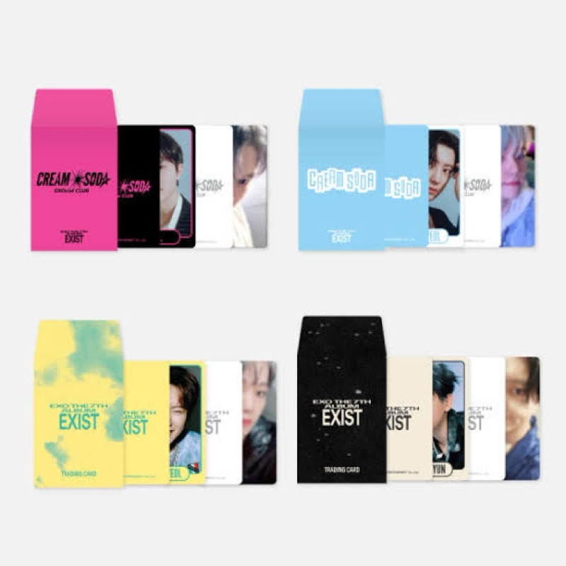 (พร้อมส่ง✨) Random Trading Card - Cream soda EXO *ไม่แกะ*