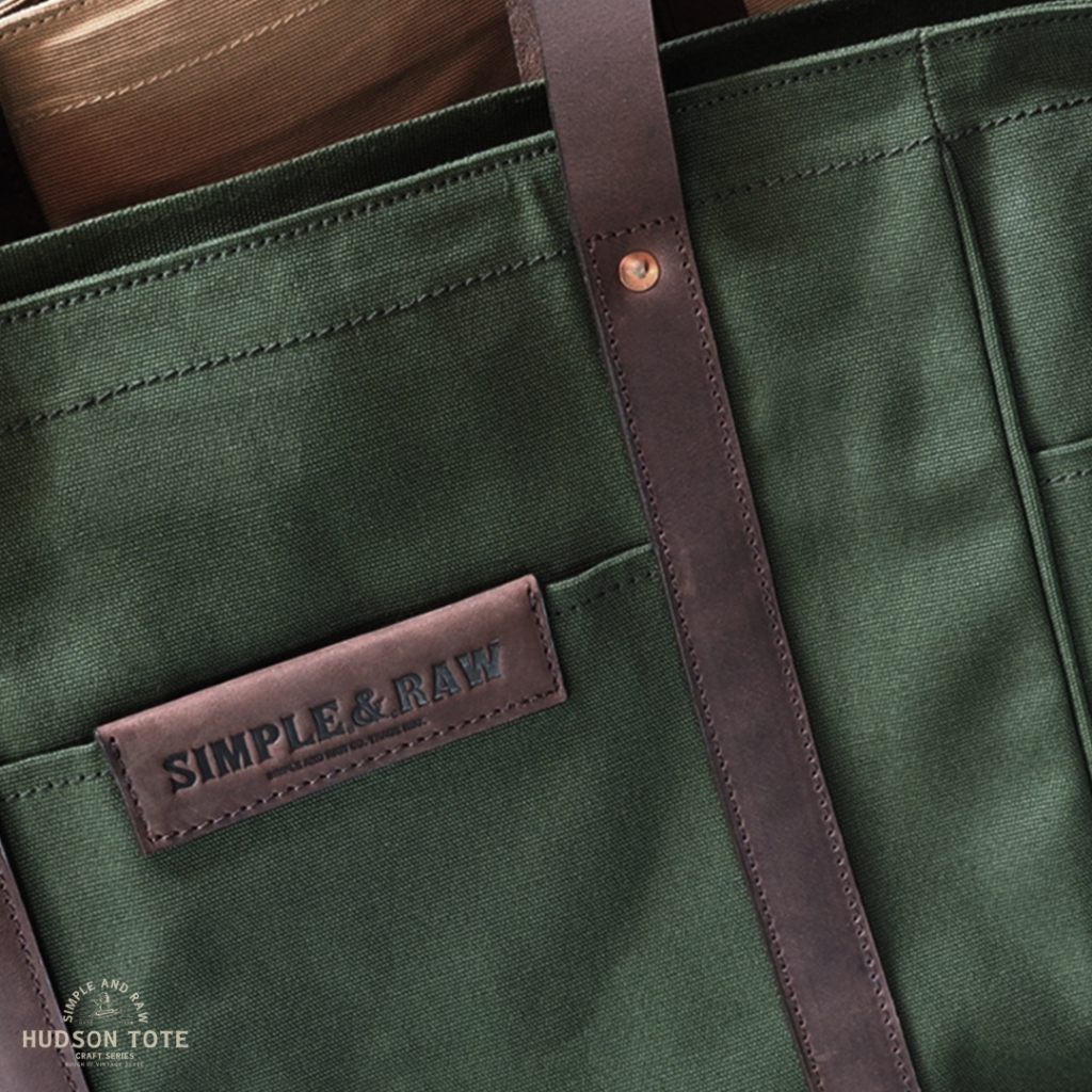 Simple&Raw - Bk505 HudsonTote (Green)