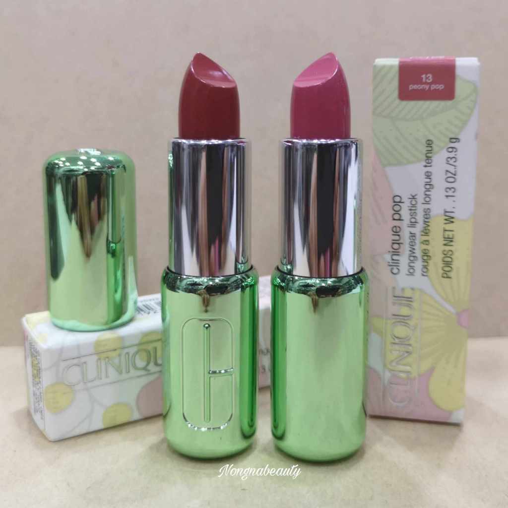Clinique Pop Longwear Lipstick 3.9g. ลิปสติกที่ล็อคความชุ่มชื้นให้ริมฝีปากติดทนยาวนาน