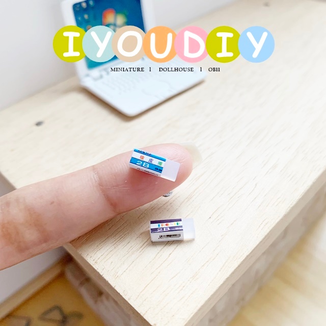IYOU’DIY [แยกขาย] โมเดลเครื่องเขียนยางลบจิ๋ว Ob11 ของเล่น ของจิ๋ว ของสะสมบ้านตุ๊กตา miniature