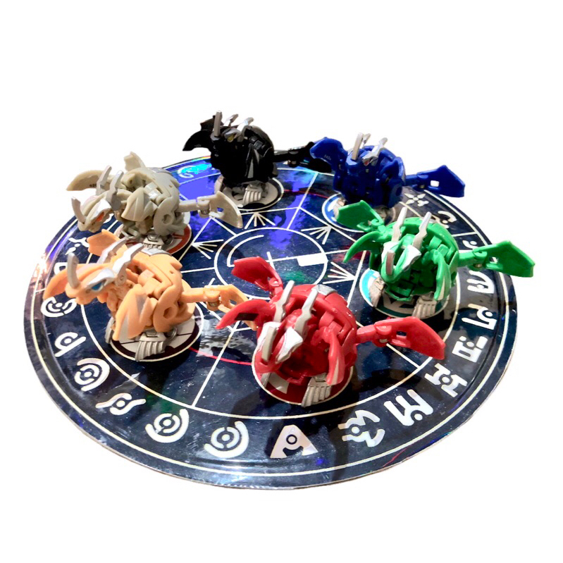 Bakugan Mechtanium Surge MERCURY DRAGONOID Complete Set #บาคุกัน