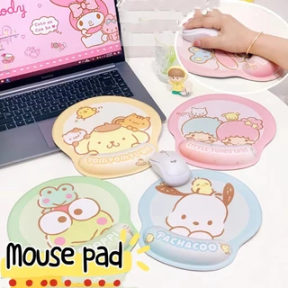 🔥พร้อมส่ง🔥 แผ่นรองเมาส์ซิลิโคน พร้อมซิลิโคนรองข้อมือ ลายการ์ตูนน่ารัก