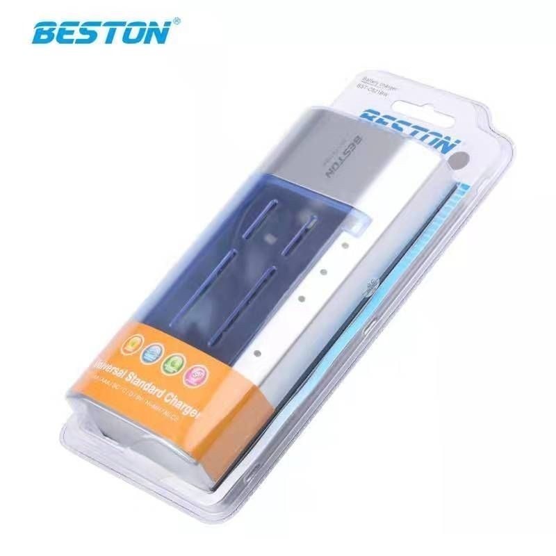 Beston เครื่องชาร์จถ่าน Size D, C, AA, AAA, 9V  รุ่นไม่มีหน้าจอDigital