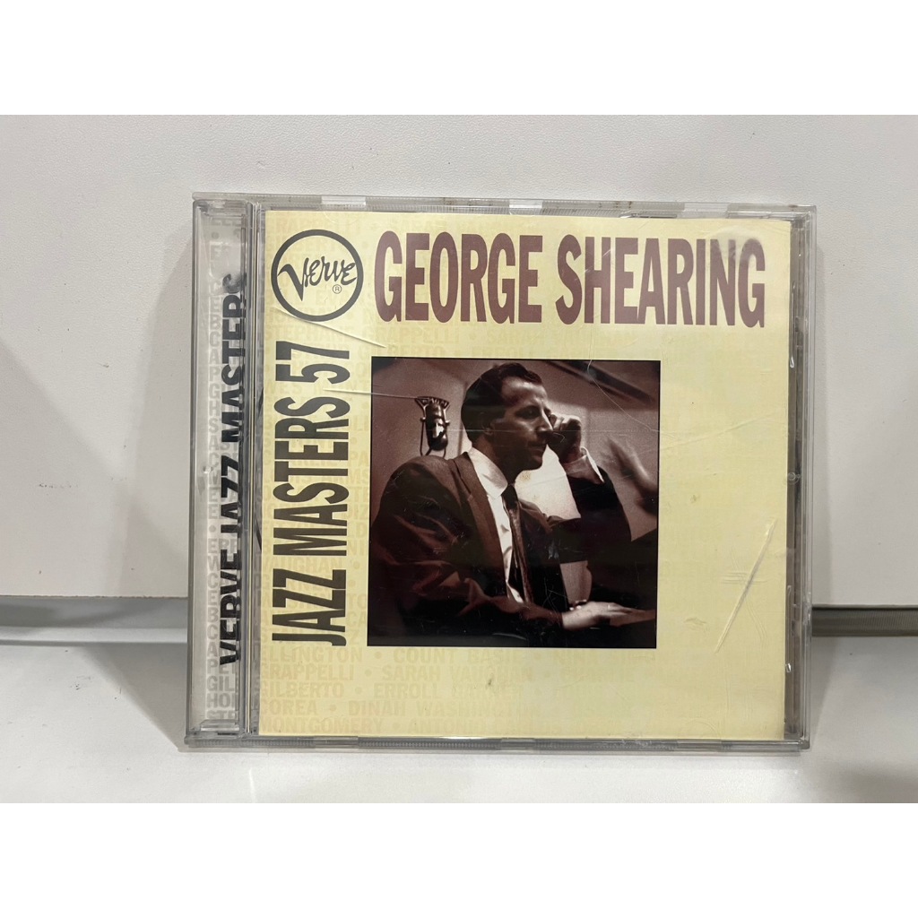 1 CD MUSIC ซีดีเพลงสากล  GEORGE SHEARING  JAZZ MASTERS 57   (N11A67)