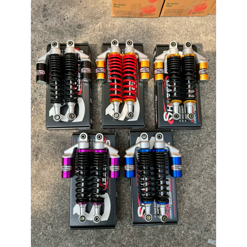 โช้คหลังเวฟทุกรุ่น เวฟ110i/125LED/125r/125s/125iบังลม/ดรีม ขนาด 320 มิล yss thai