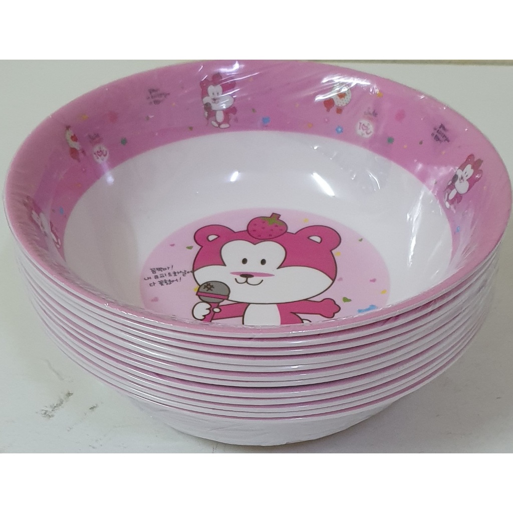 108C ชามปากบานลายการ์ตูน ขนาด 8นิ้ว ยกโหล(12ใบ)ราคา